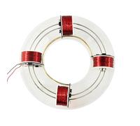 4/6 bobines d'accélérateur circulaire cyclotron électromagnétique Équipement d'expérimentation scientifique à faire soi-même Modèle d'aide à l'enseignement physique (4 bobines)