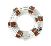 4/6 bobines d'accélérateur circulaire cyclotron électromagnétique Équipement d'expérimentation scientifique à faire soi-même Modèle d'aide à l'enseignement physique (6 bobines)