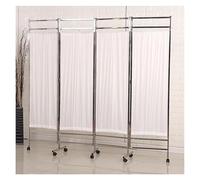 4-6 Panneaux Écran Confidentialité Médical Mobile, Séparateur Confidentialité Cloison Pièce Autoportante, Clôture Temporaire Séparation Pièce Pliable, Pour Salle Dexamen(White,5-Panel)