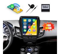 [4+64G 8 cœurs] CAMECHO Android 13 Autoradio pour Ford Fiesta 2012 2013 2014 2015 avec Navi Carplay Android Auto, 9.7 Pouces Touch Screen avec Bluetooth DSP RDS/FM WiFi y USB