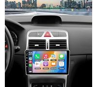 4+64G 9 Pouces Autoradio pour Peugeot 307 2002-2013 Poste Radio Voiture Bluetooth CarPlay Android Auto 2 DIN Navigation GPS DSP AHD FM/RDS WiFi Écran Tactile Android 15