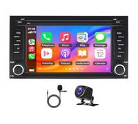 4+64G Android 14 Doppel Din Autoradio pour Seat Leon MK3 2012-2018 avec Wireless Carplay Android Auto, 7" Touchscreen Dab Car Radio GPS Bluetooth EQ caméra de recul FM/RDS SWC Mirror Link WiFi