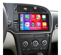 4+64G Android 14 Double Din Autoradio pour Saab 9-3 93 2007 2008 2009 2010 2011, 7 inch Touchscreen Display avec Wireless Carplay Android Bildschirm Bluetooth GPS Navi AHD Backup Camera FM/RDS