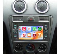 4+64G Android 15 Autoradio Multimédia pour Ford Fiesta 2005 2006 2007 2008,2 Din 7" Touchscreen Auto Stereo Touch Screen Radio Bluetooth Multimediale Con GPS WiFi FM Mirror Link Backup Camera