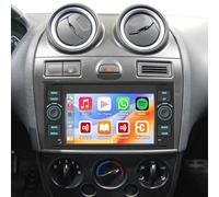 4+64G Android 15 Autoradio Multimédia pour Ford Fiesta MK5 2006-2008,2 Din 7 Zoll Touchscreen Auto Stereo Touch Screen Radio Bluetooth Multimediale Con GPS WiFi FM Mirror Link Backup Camera