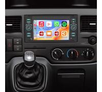 4+64G Android 15 Autoradio Multimédia pour Ford Transit 2006-2011,2 Din 7 Zoll Touchscreen Auto Stereo Touch Screen Radio Bluetooth Multimediale Con GPS WiFi FM Mirror Link Backup Camera