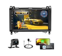 4+64G Android Autoradio pour Mercedes Benz W169 W245 B160 B170 B180 B200 W639 Vito Viano W906 Sprinter Wireless Carplay&Android Auto, 9'' Ecran Radio Voiture Bluetooth/GPS/Caméra de recul/FM/WiFi/SWC