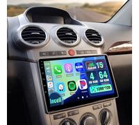 4+64G Android Autoradio pour Opel Astra H/Zafira B/Corse C D sans Fil Carplay, 9 Pouces Incell écran Tactile pour Voiture avec Bluetooth 5.0/GPS/FM/RDS/EQ/Caméra de Recul