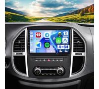 [4+64G] CAMECHO Carplay Autoradio pour Mercedes Benz Vito 3 W447 (2014-2020), 10" Ecran Tactile sans Fil Android Auto Bluetooth 5.0 Radio avec WiFi GPS Mirror Link FM/RDS +Caméra de Recul+Canbus+Mic