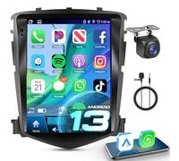 【4+64G】 Hodozzy Carplay Autoradio pour Chevrolet Cruze J300 2009-2014, 9.7 Pouce Touchsreen avec Android Auto/EQ/Mirror Link/WiFi/GPS/RDS/FM/Bluetooth 5.0/USB+Canbus
