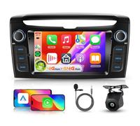 【4+64G】 Hodozzy Carplay Autoradio pour Lancia Ypsilon 2012-2020, 7 Pouces Ecran in-Cell Android Autoradio avec Bluetooth 5.0/Android Auto/WiFi/GPS/RDS/FM/USB/DSP,Caméra de Recul