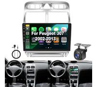 【4+64G】 Hodozzy Carplay Autoradio pour Peugeot 307 2002-2013, 9 Pouce Touchsreen avec Android Auto/EQ/Mirror Link/WiFi/GPS/RDS/FM/Bluetooth/USB