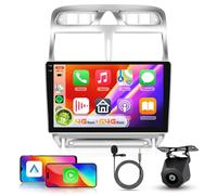 【4+64G】 Hodozzy Carplay Autoradio pour Peugeot 307 2002-2013, 9 Pouces Ecran in-Cell Android Autoradio avec Bluetooth 5.0/Android Auto/WiFi/GPS/RDS/FM/USB/DSP+Canbus