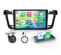 【4+64G】 Hodozzy Carplay Autoradio pour Peugeot 508 2011-2018, 9 Pouce Touchsreen avec Android Auto/EQ/Mirror Link/WiFi/GPS/RDS/FM/Bluetooth 5.0/USB+Canbus