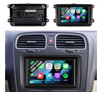 4+64GB Android Autoradio Wireless Carplay pour VW Skoda Polo Passat Golf 5 Golf 6 Tiguan Touran, 7 Pouces Écran Tactile Bluetooth Poste Radio Voiture Android Auto, DSP, GPS, FM/RDS, Caméra de Recul