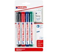 [4-660-4-1999] edding Marqueur pour Tableaux blancs 660 blister de 4 Assorti ...