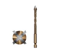 4/7 outils de perçage for béton 5/6/8-12mm | Jeu de forets excentriques à quatre cannelures en dents de scie, qualité industrielle(8mm)