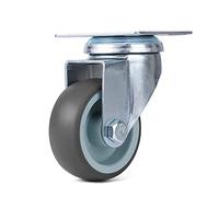 4/8/12/16PCS TPR Soft Furniture Wheels 2 inch Casters Heavy Duty Swivel Wheels for Platform Trolley Furniture(8pcs)