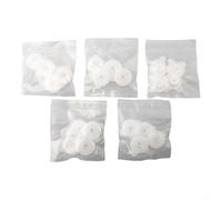 4/8/12/20 clips de housse de couette pour literie - Attaches de couette en plastique blanc pour sécuriser l'intérieur de la housse de couette, plus de déplacement, 3,5 x 3,5 cm (20 pièces)