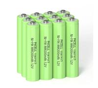 4/8/16/30PC PKCELL NiMH AA 600mAh 1.2V batterie Rechargeable Batteries rechargeables préchargées pour lampes solaires, lumières solaires 4PC AA 600MAH