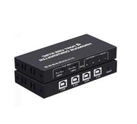 4/8/16/32 Ports Synchroniseur D'ordinateur USB/Partager, Synchroniseur Contrôleur De Souris Clavier USB, Commutateur KVM Répartiteur Contrôleur De Jeu, Contrôleurs Synchro DNF Plug & Play(4 ports)