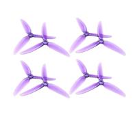 4/8 Paires, compatibles avec HQProp, hélice 5 x 4,3 x 3 V2S 5043 V2 tripale PC Props CW CCW, Compatible avec Drone RC FPV Racing Freestyle 5,1 Pouces Quadcopter(8Pairs Blue)