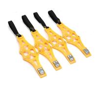 4/8 pièces chaîne antidérapante de voiture à usage général pneus boue neige universel antidérapant épaissi roue élargie camion d'hiver(Yellow 4pcs)