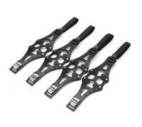 4/8 pièces chaîne antidérapante de voiture à usage général pneus boue neige universel antidérapant épaissi roue élargie camion d'hiver(Black 8pcs)