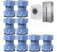 4/8 Pièces Pied Anti Vibration Machine a Laver, Nouveau Amortisseurs lave linge,Pied Machine a Laver,Tampons À Pied Machine À Laver Pour Machines à Laver SéChoirs Et Meubles,Réfrigérateur
