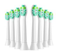 4/8 têtes de brosse à dents rechange, compatibles avec les brosses électriques Philips 4100, 6500, 6100, 7500, 5300 et 1100(8pcs)