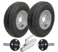 4.80/4.00-8 Kit de remorque haute vitesse 6 plis Roues, essieux et attelage 690 kg