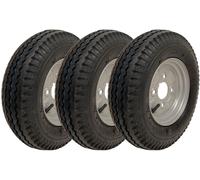 4.80/4.00-8 Roue de remorque Kenda 6ply High Speed Road Legal 4 Inch PCD (Set of 3)