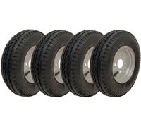 4.80/4.00-8 Roue de remorque Kenda 6ply High Speed Road Legal 4 Inch PCD (Set of 4)