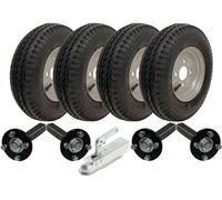 4.80/4.00-8 Twin Axle Trailer Kit High Speed Road Legal K371 Wheels, Axles Hitch