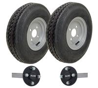 4.80/4.00x8 Trailer Kit 6ply Wheels P811 4/100mm PCD ALKO Hub & Stub axles 690kg