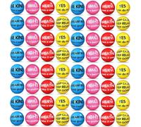 4-80 Pièces Balle Anti-Stress Motivationnelles 5CM Balle de Soulager d'Anxiété avec Mots InspirantsBoule Anti-Stress Motivante pourAdulte&Enfants,Bureau,Famille,école (Style Mixte - 5cm, 80)