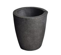 #4 8KG MegaCast, Foundry Clay Graphite Crucibles Black Cup Furnace Torch Melting Casting Refining Gold Silver Copper Brass Aluminum