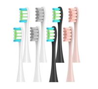 4/8pcs Replacement Brush Heads ，Compatible For Oclean ，X/X PRO/ Z1/ F1/ One/Air 2 /SE Sonic Electric Toothbrush DuPont Soft Bristle Nozzles(Grey-8pcs)