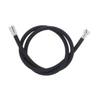4,9 Pieds Iversal Douche de Douche à l'épreuve de la Taillage en Acier Stainl Ible avec Installation Facile (Acier inoxydable et silicone)