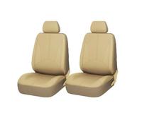 4/9PCS Housses De Coussin Siège Auto En Cuir Pour Chrysler 200 300 300C 300s Pour Grand Pour Voyager Pour Pacifica PT Housse Voiture Siege(2Seats-Beige)
