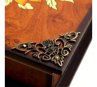 4 à 8 pièces Protecteur de coin en bois décoratif pour armoires - finition bronze S-blanc * 4 pièces,S-bronze * 4 pièces,S-or * 4 pièces,L-bronze * 4 pièces,S-Bronze*8 pièces,L-Bronze*8 piècesAlliage 
