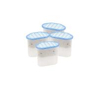 Humidificateur Sichler 4 absorbeurs d'humidité pour petits espaces - Absorbe jusqu'à 80 cl
