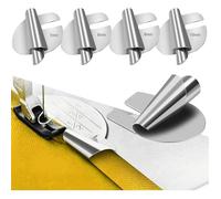 4 Accessoires Couture pour Machines à Coudre Pied Presseur Ourlet Roulé pour La Maison Pied de Biche Machine A Coudre(7 10mm)