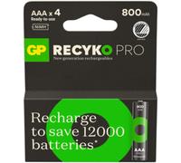 4 accus AAA 800 mAh ReCyko+ Pro GP