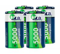 4 accus Nimh type C - 5000 mAh TKA