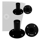 4 adaptateurs ronds: fixation d'enceintes sur pied sono accessoires
