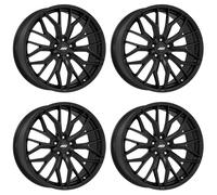 4 AEZ Porto black Jantes 8.0Jx20 5x108 pour Volvo C40 EX30 S60 S80 V40 V60 V90 X
