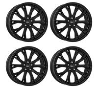 4 AEZ Toronto black Jantes 7.5Jx18 5x108 pour Land Rover Freelander Velar