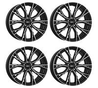 4 AEZ Toronto dark Jantes 8.0Jx18 5x108 pour Jaguar E-Pace I-Pace XE XF