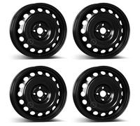 4 Alcar Jantes tole en acier 4-9616 5.0Jx17 Pouce ET40 4x100 pour Toyota Aygo Lo